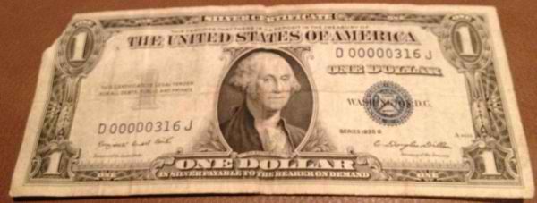 Low-Serial-Number-Silver-Certificate